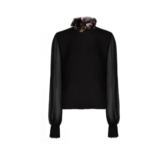 Pucci Ruffled Collar Silk Blouse