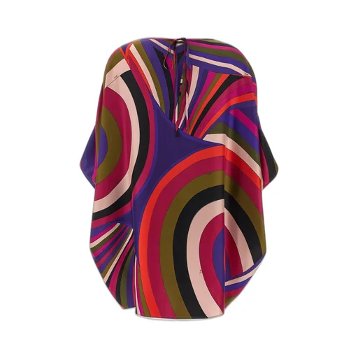 Pucci Abstract Printed Crewneck Dress