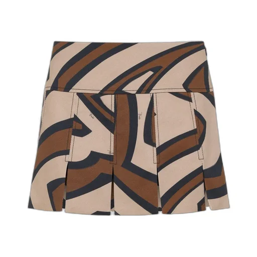 Pucci Geometric Pleated Mini Skirt