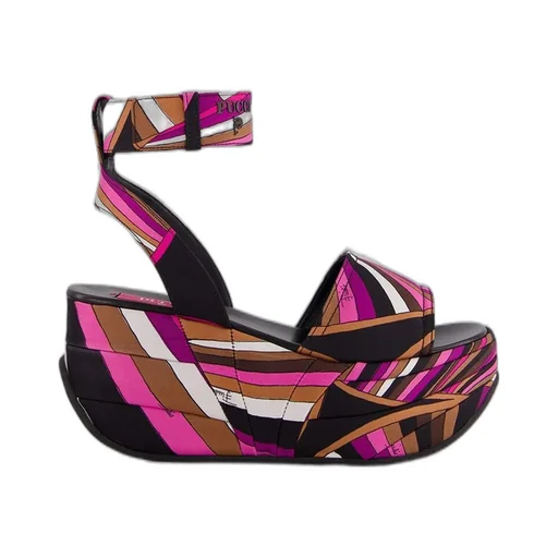 Pucci Pucciami Platform Round Open Toe Sandals