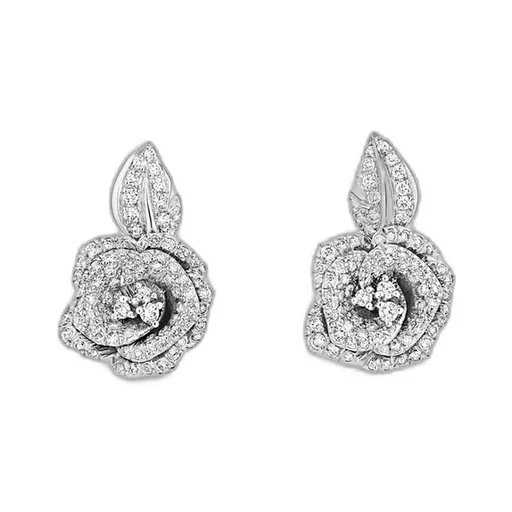 Medium Rose Dior Bagatelle Earrings