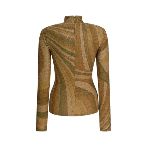 Pucci Jersey Lamé Top