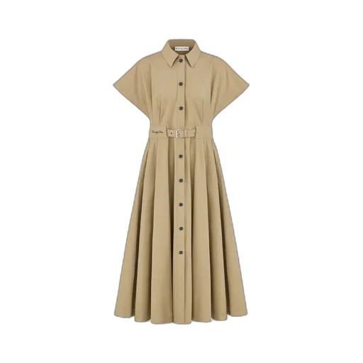 Dioriviera Mid-Length Belted Shirtdress