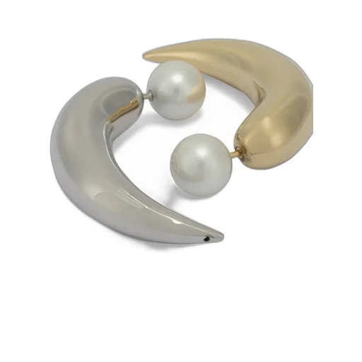Pucci Horn Pearl Earrings