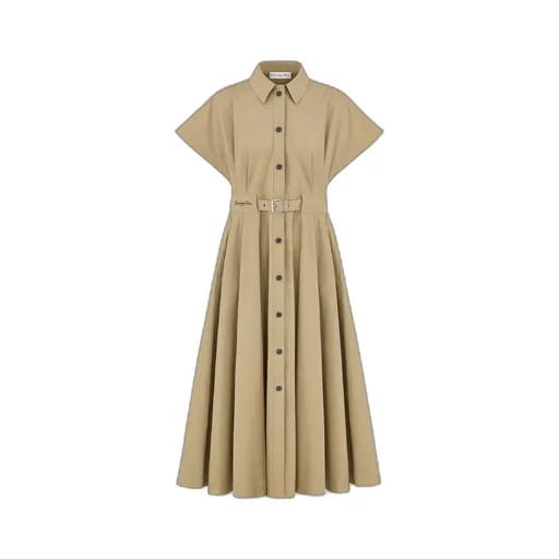 Dioriviera Mid-Length Belted Shirtdress