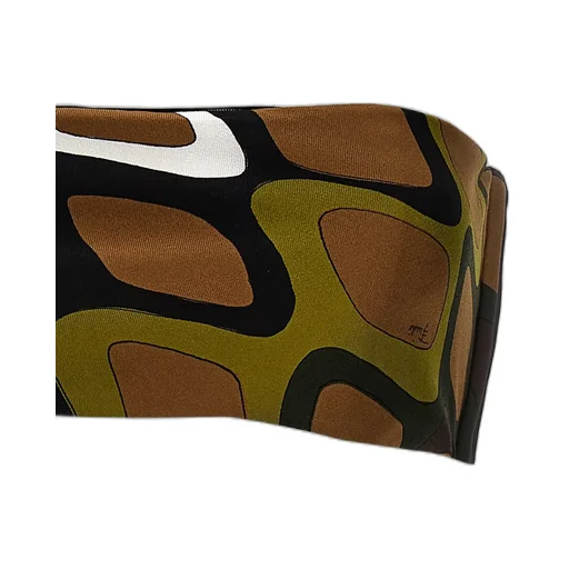 Pucci Vivara-Printed Satin Bandeau Top