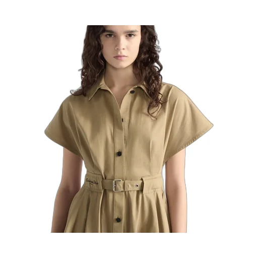 Dioriviera Mid-Length Belted Shirtdress