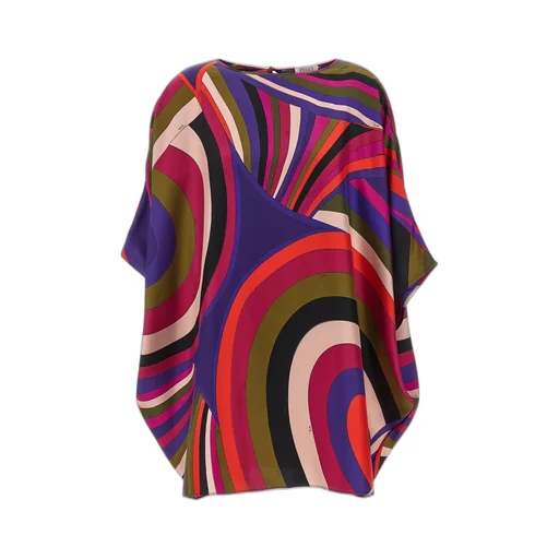 Pucci Abstract Printed Crewneck Dress