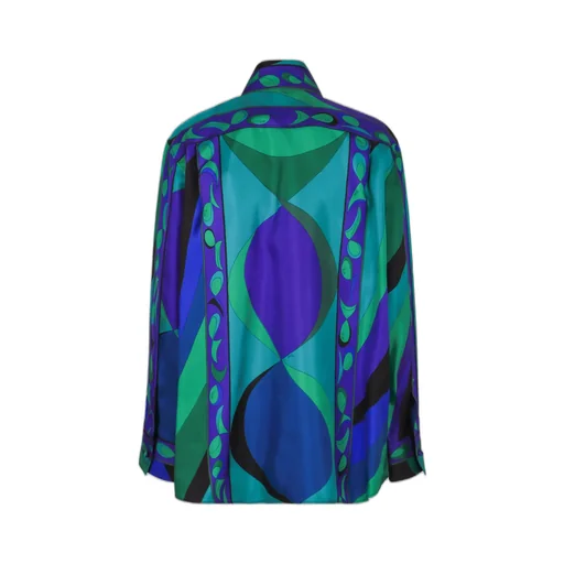 Pucci Pesci-Printed Long Sleeved Shirt