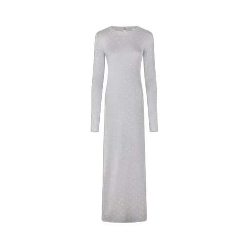 Rabanne Embellished Rear Slit Maxi Dress