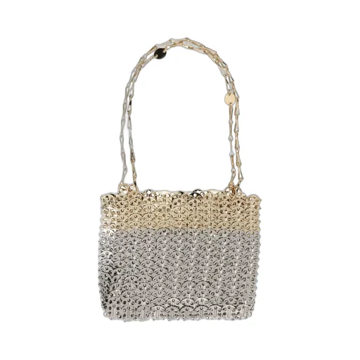 Paco Rabanne 1969 Skyline Metallic Effect Tote Bag