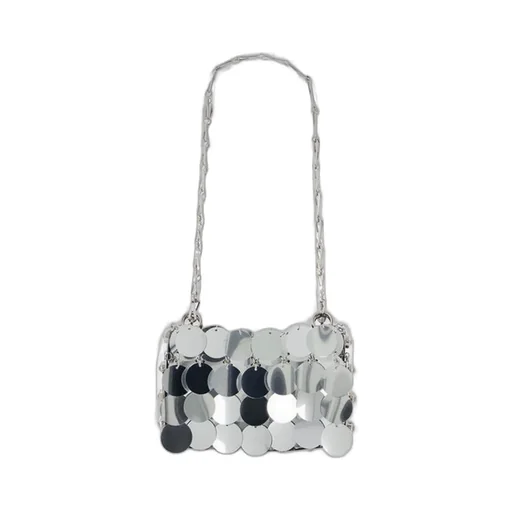 Paco Rabanne Sparkle Disc Shoulder Bag