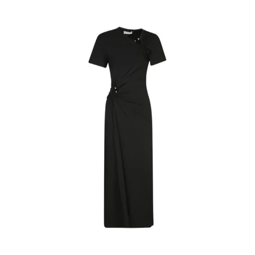 Paco Rabanne Jersey Long Piercing Dress