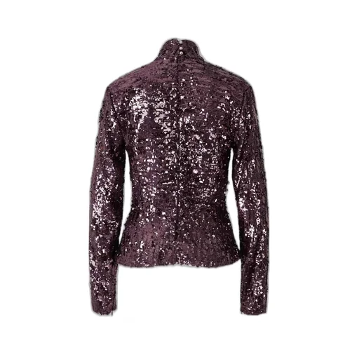 Paco Rabanne Sequinned Long-Sleeved Top