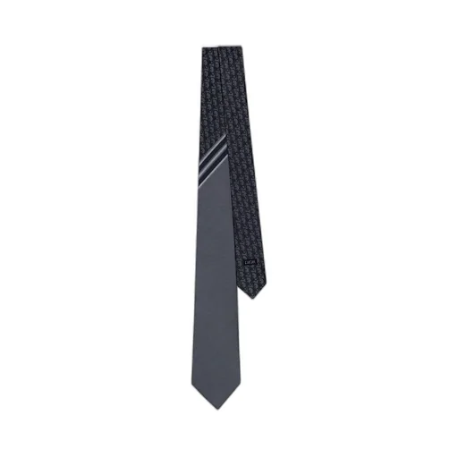 Striped Dior Oblique Tie