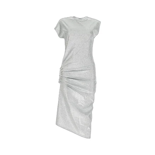 Paco Rabanne Gathered Midi Dress