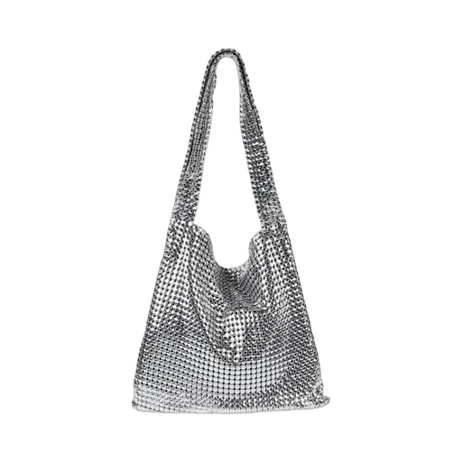 Paco Rabanne All-Over Chainmail Top Handle Bag