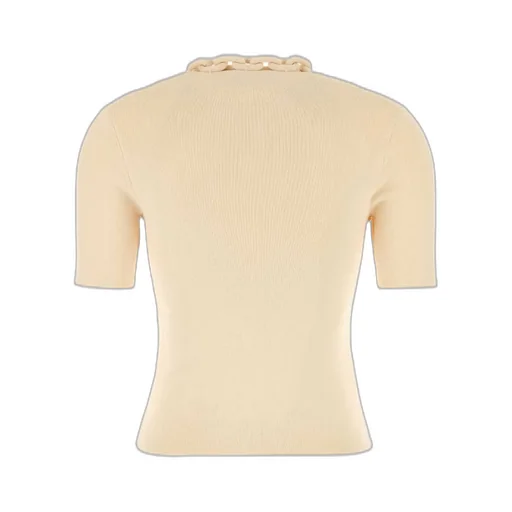 Paco Rabanne Chain Link-Detailed Crewneck Top