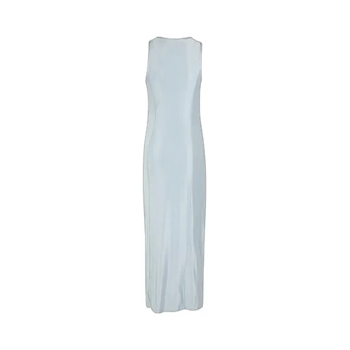 Paco Rabanne Sleeveless Ruched Pression Dress