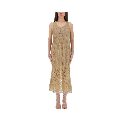 Paco Rabanne Crochet Long Dress