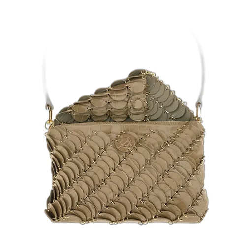 Paco Rabanne Disc Embellished Shoulder Bag