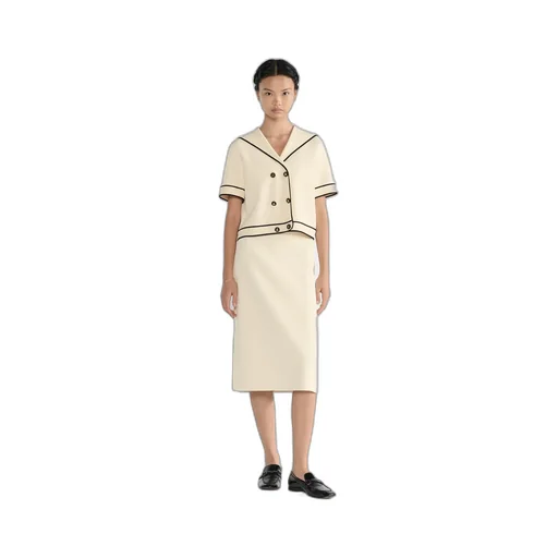 Mid-Length Flared Skirt