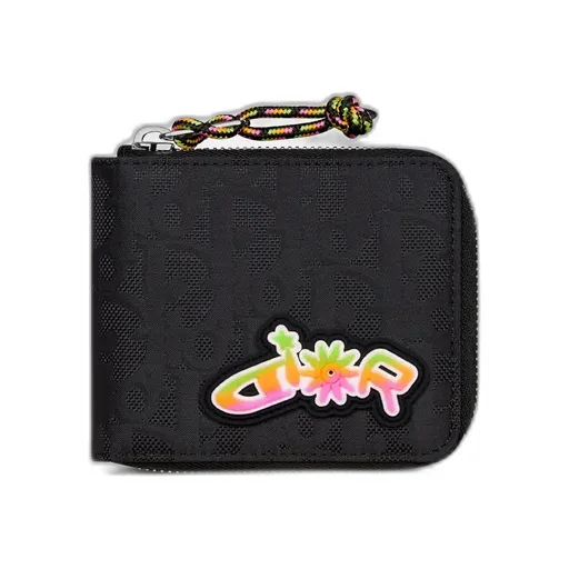Dior And Lewis Hamilton Zipped Wallet