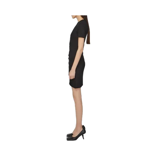 Paco Rabanne Rivet-Embellished Crewneck Mini Dress