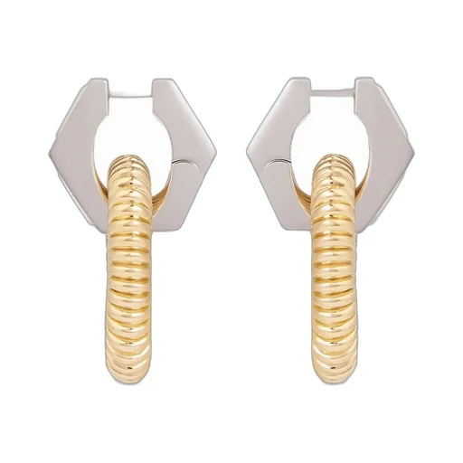 Paco Rabanne Embellished Xl Link Earrings