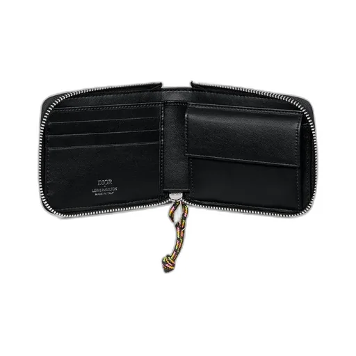 Dior And Lewis Hamilton Zipped Wallet