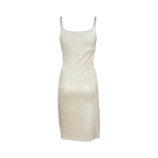 Paco Rabanne Ruched Scoop Neck Mini Dress