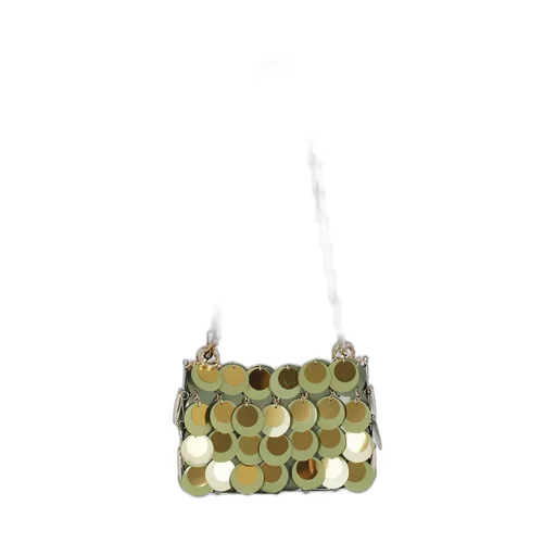 Paco Rabanne Sparkle Sequin-Embellished Nano Shoulder Bag