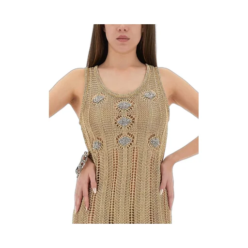 Paco Rabanne Crochet Long Dress
