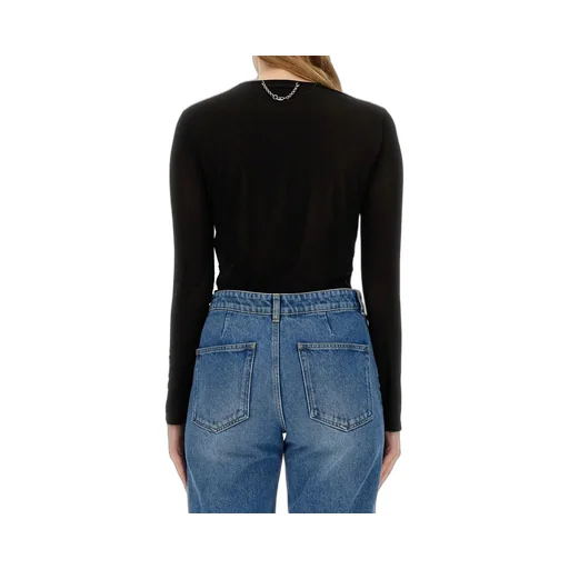 Paco Rabanne Semi-Sheer Long-Sleeved T-Shirt