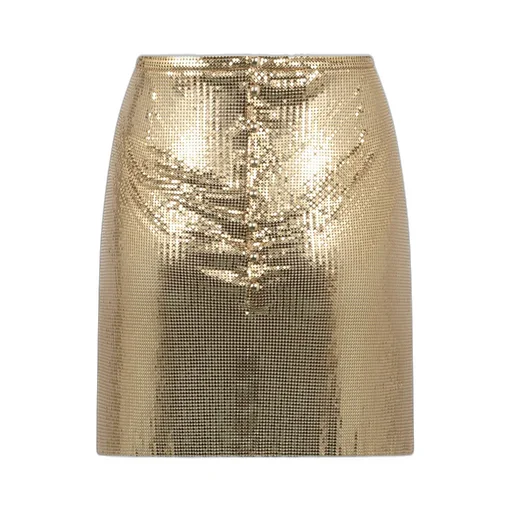 Paco Rabanne Mesh Mini Skirt