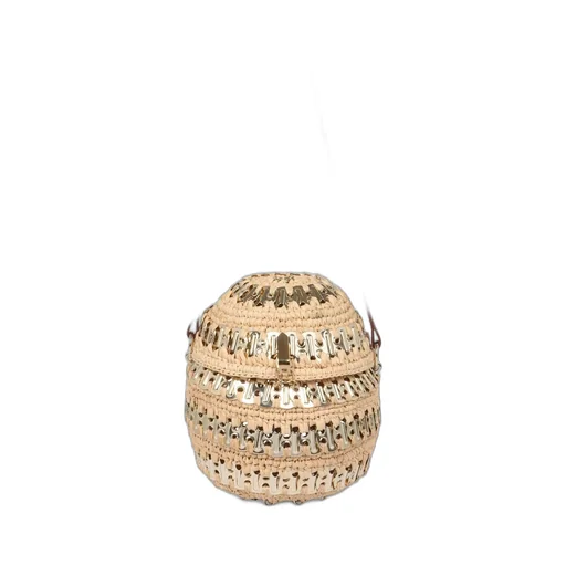 Paco Rabanne Woven Embellished Crossbosy Bag