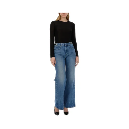 Paco Rabanne Semi-Sheer Long-Sleeved T-Shirt