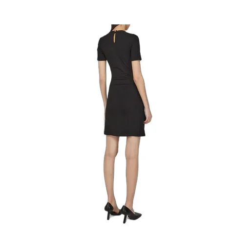Paco Rabanne Rivet-Embellished Crewneck Mini Dress