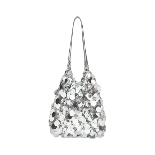 Paco Rabanne Sequinned Open Top Large Shoulder Bag