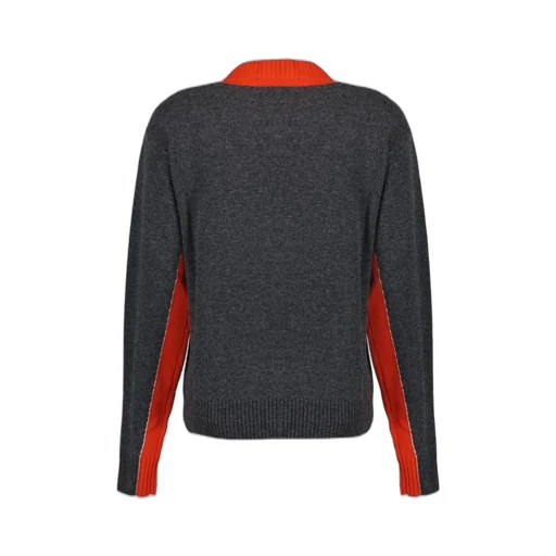Paco Rabanne Colour-Block Crewneck Knitted Jumper