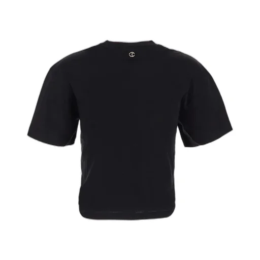 Paco Rabanne Ring Detailed Cropped T-Shirt