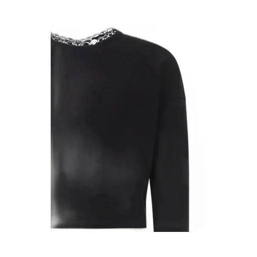 Paco Rabanne Chain Detailed Crewneck Sweater