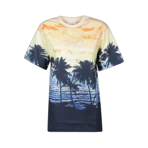Paco Rabanne Graphic-Printed Crewneck T-Shirt
