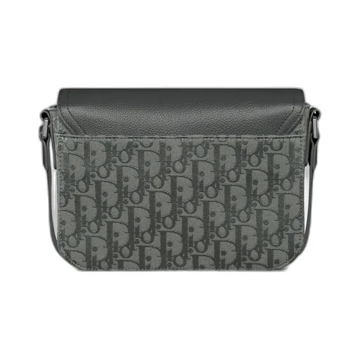 Small Saddle Messenger Bag With Flap