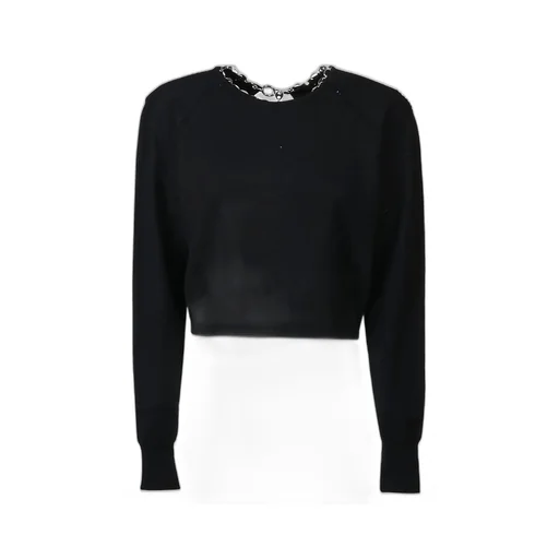 Paco Rabanne Chain Detailed Crewneck Sweater