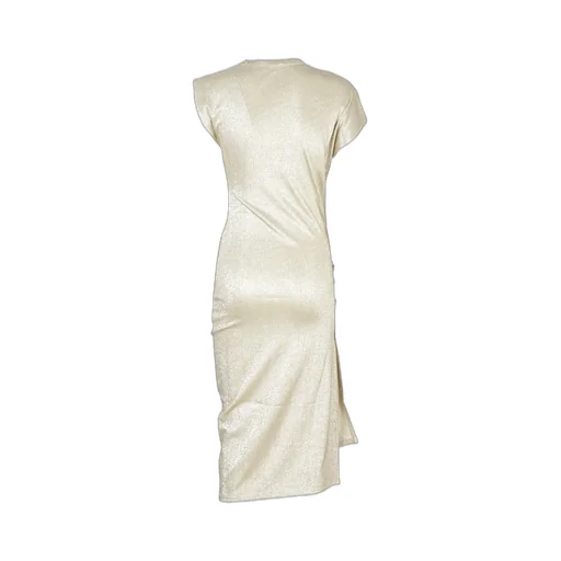Paco Rabanne Asymmetric Ruched Midi Dress
