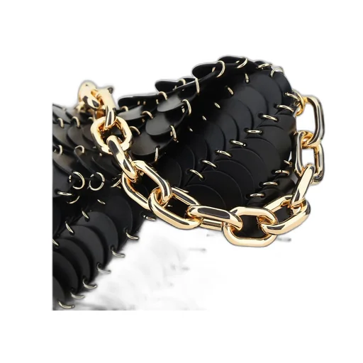 Paco Rabanne Panelled Chain-Link Shoulder Bag