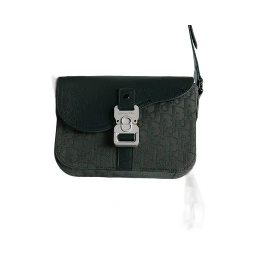 Small Saddle Messenger Bag With Flap