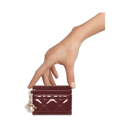 Lady Dior Freesia Card Holder