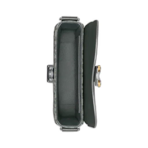 Small Saddle Messenger Bag With Flap